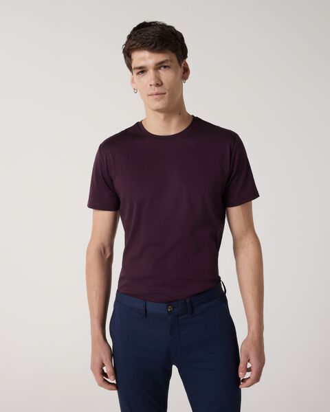 Slim Travel Tee, Aubergine, hi-res
